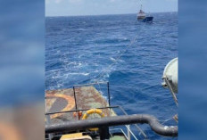 Kapal Tanker MT Poka Jo Gagal Bersandar di Pelabuhan Siau Akibat Gelombang Deras