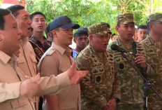 Prabowo Ajak Petinggi TNI Bernyanyi di Miangas, Warga Ikut Joget Bersama