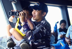 Murid TK Diajak Naik Kapal Perang, Kodaeral VIII Kenalkan Dunia Bahari Sejak Dini