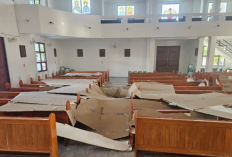  Plafon Gereja di Minahasa Runtuh Akibat Gempa 7,6 Guncang Sulut